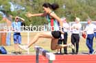 Womens under-17s 1500 metres steeplechase, 2023 Northern Under-13s, Under-15s and Under-17s, Middlesbrough.  Photo: David T. Hewitson/Sports for All Pics
